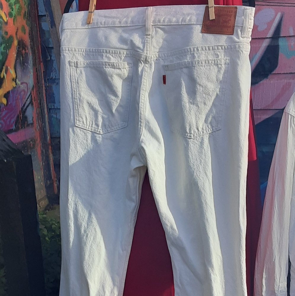 White Levi's 517 Vintage Orange Tab - Picture 2 of 4